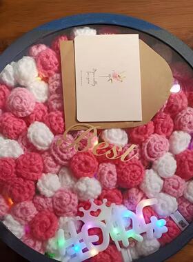 成品发货送女朋友闺蜜生日轻奢使用礼物玫瑰花毯子居家卧室毛毯子