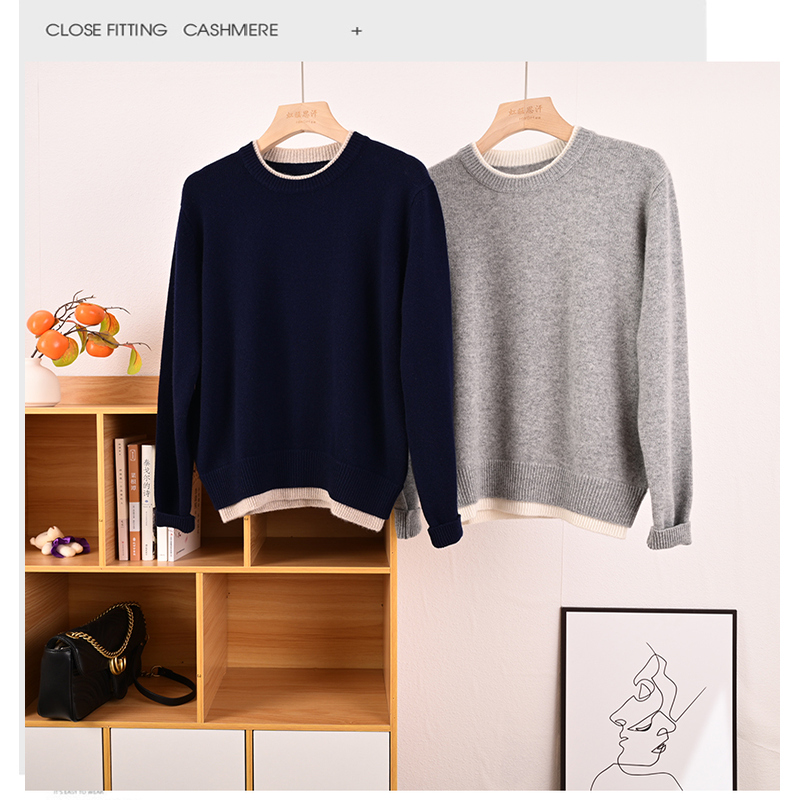 虹旺思汗2025秋冬新款羊绒套装