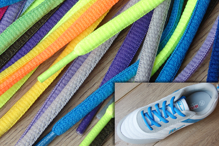 运动鞋鞋带扁圆彩色1.2米男女