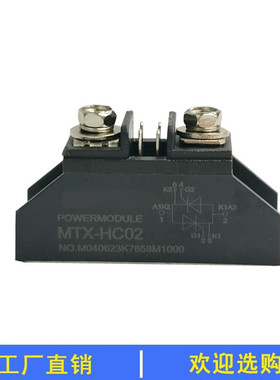 可控硅模块单向反并联MTX10A25A40A55A70A90A100A150A1000V加热