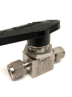 世伟洛克 SS-43S6 毫米 1 件 SS 球阀 1.4Cv 6 毫米管接头