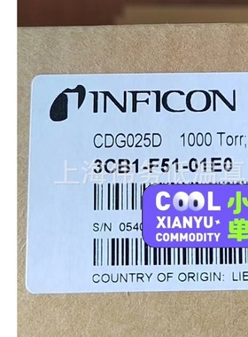 INFICON CDG025D 真空计 3CB1-F51-01E0 1000Torr