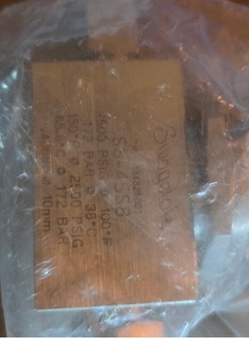 世伟洛克 SS-45S8 球阀 1/2 英寸 2500 PSIG不锈钢管直排端口