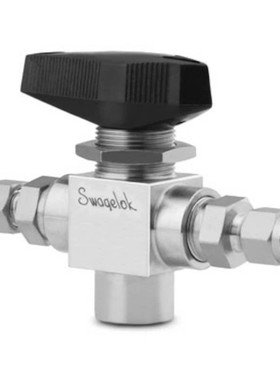 SS-83XPS8高压3通球阀1/2卡套x1/4 in.内螺纹NPTPEEK阀座