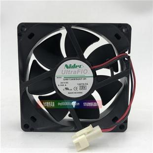 变频器8CM厘米8025风扇U80T24MS4A7 原装 0.165A 24V NIDEC正品