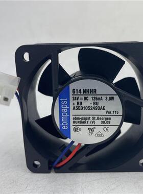 正品A5E01052493AE 24V 125mA 3.0W原装 614NHHR散热风扇