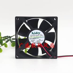 0.165A U80T24MS4A7 24V 8CM安静NIDEC 8025变频器用风扇 51原装