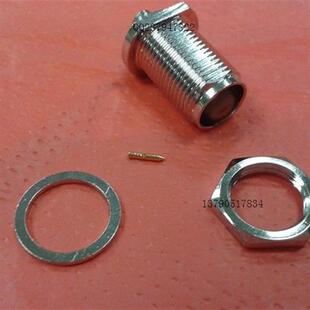 高频TNC-KB2射频同轴连接头 TNC母座配50-2半钢头 半钢半柔馈线头