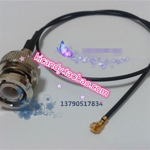 BNC/IPX-JK测试线 BNC/Q9转1.37IPX线(I-PEX/UFL/UF.L)转BNC公头