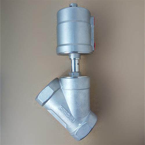 DN65蒸汽角座阀 制氮机角座阀 染色机 杀菌锅角座阀90气缸角座阀