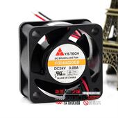 山 4CM FD244020EB Y.S.TECH元 24V 0.08A 4020 24V安静变频器风扇