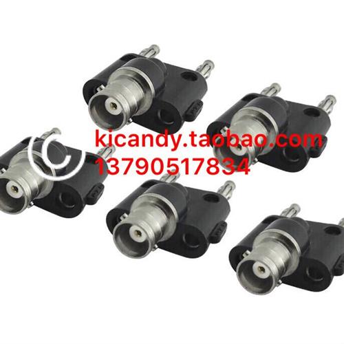 BNC母转两个香蕉插头BNC转双排香蕉插头示波器转接头BNC转4mm头