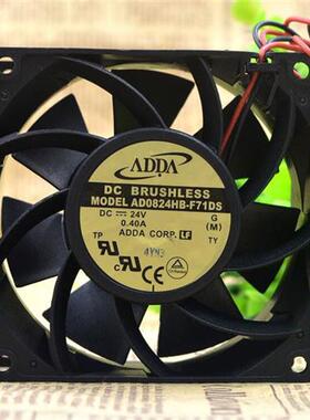 ADDA 8厘米/cm 8038 24V 040A AD0824HBF71DS 变频器大风量风扇