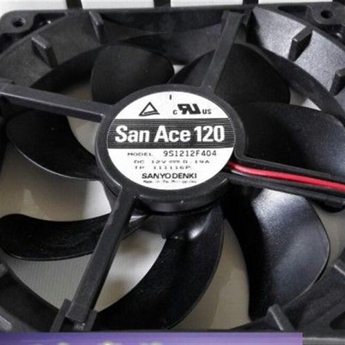 San Ace120 12025 9S1212F404 DC12V 0.19A 12CM静音散热风扇
