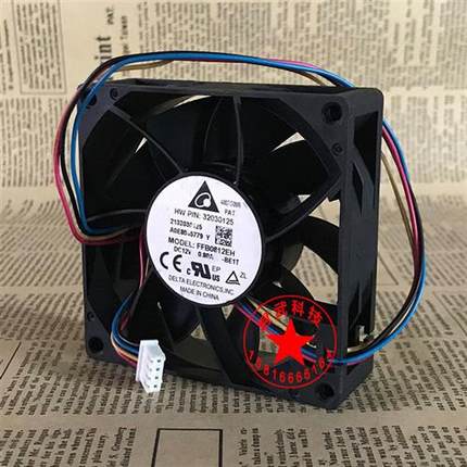 8025 12V 0.80A 暴力散热风扇大風量 FFB0812EH 4线支持PWM