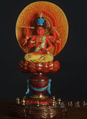 爱染明王神像客厅桌面工艺品树脂