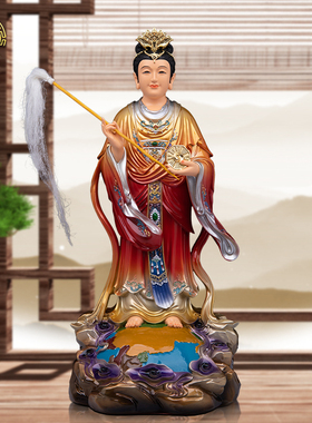 地母娘娘像树脂中式客厅唐彩摆件