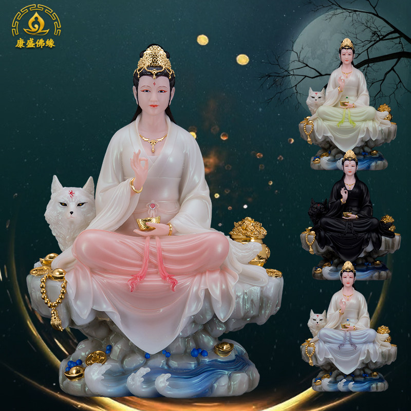 康盛复古浮雕九姑娘神像汉白玉