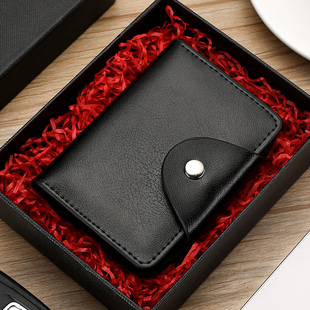 放卡的卡包男真软皮精致高档多卡位收纳卡片包超薄大容量卡套小巧