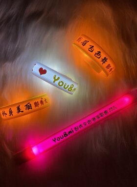 Youmi郑秀文香港演唱会应援发光手环音乐节明星周边氛围荧光棒