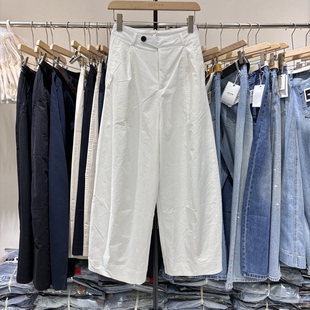 26001 直筒卡麦长裤 2026新款 韩国韩系松弛高级百搭廓形宽松阔腿裤