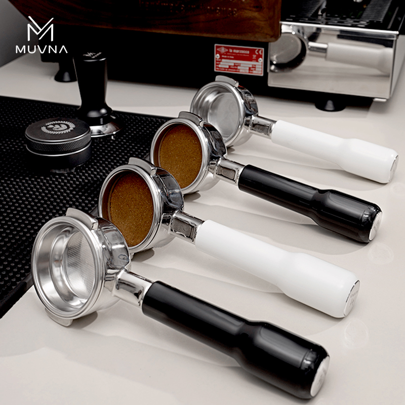MUVNA辣妈咖啡机无底手柄不锈钢