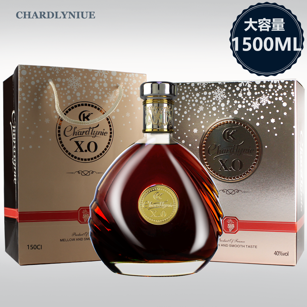 法国原液进口洋酒 卡拉尔查德理尼白兰地 1500ML/40度 高度酒烈酒