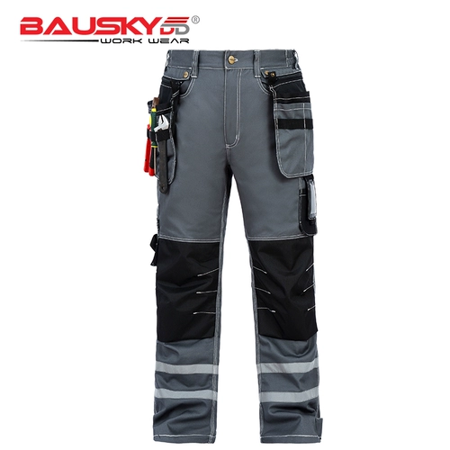 Bauskyddb114 Paushiji Duo Duo Duo защищает рефлексивную полосовую инструмент для мужских брюк.