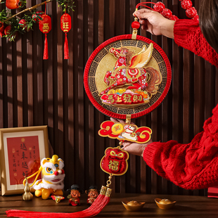 春节2026马年新款挂件喜庆新年装饰门上挂饰过年氛围布置创意年货