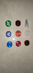 羽毛球拍底盖 羽毛球底盖 带标diy底盖悬浮手柄底盖羽毛球拍修复