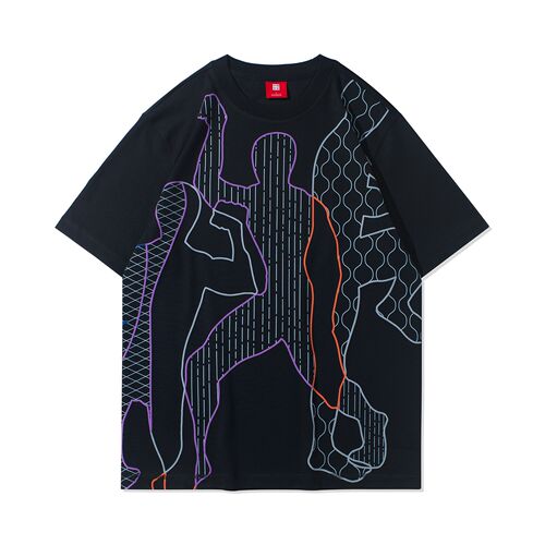 中国李宁系列短袖T恤男士圆领夏季男装运动服AHSR357