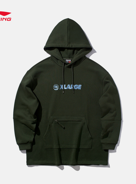 中国李宁反伍BADFIVExXLARGE联名款卫衣男士新款针织上衣AWEP029