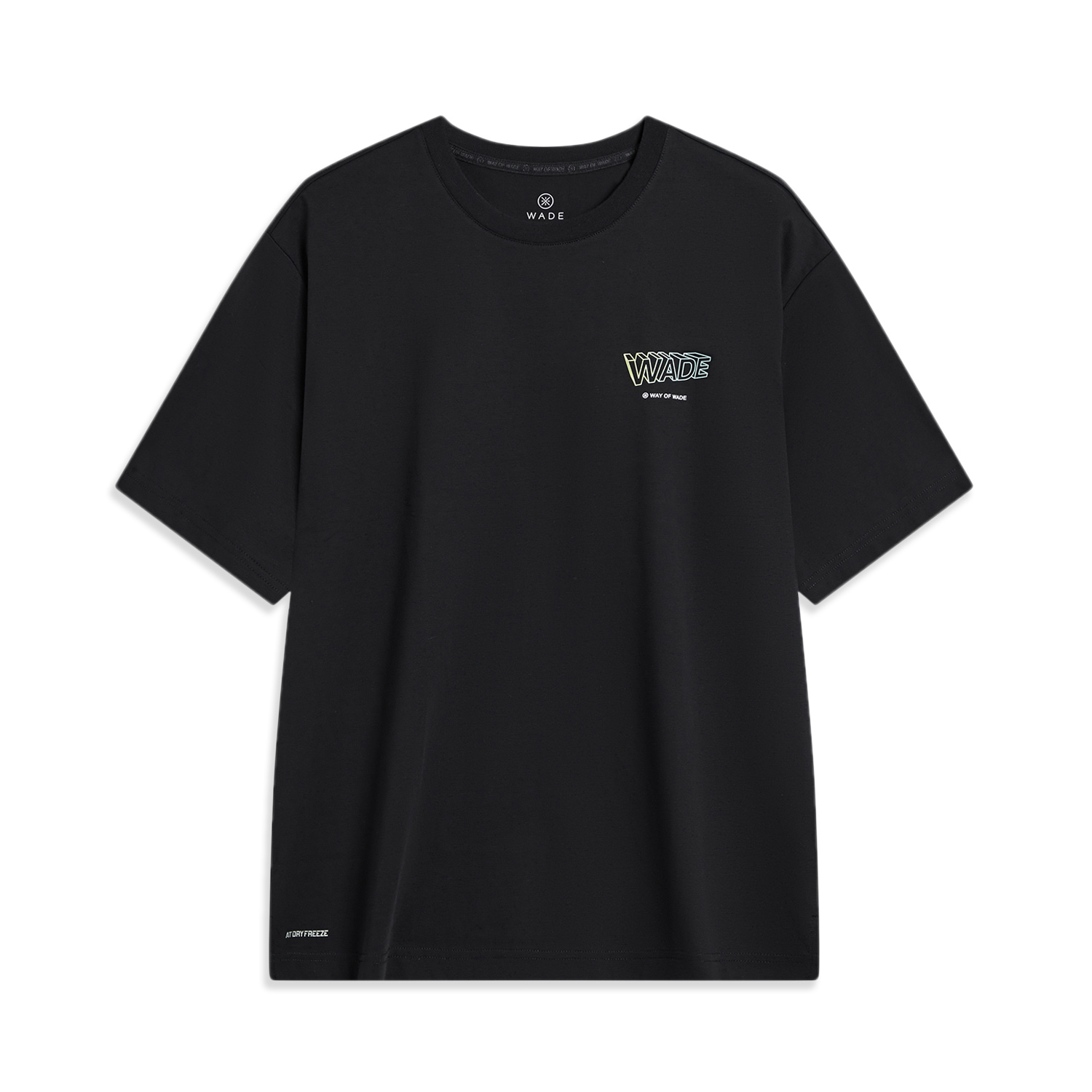 Lining/李宁正品春季男子韦德系列印花宽松透气短袖T恤AHST333