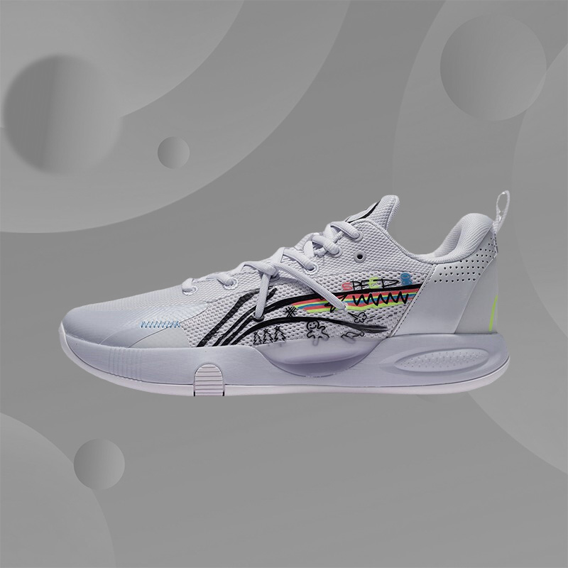 中国李宁正品篮球系列男子闪击8篮球场地鞋透气简约运动鞋ABPS003