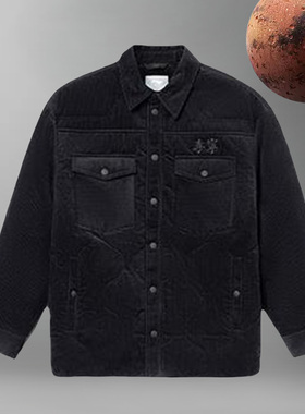 李宁正品外套冬季新款男子刺绣宽松保暖灯芯绒短款棉服AFMR459