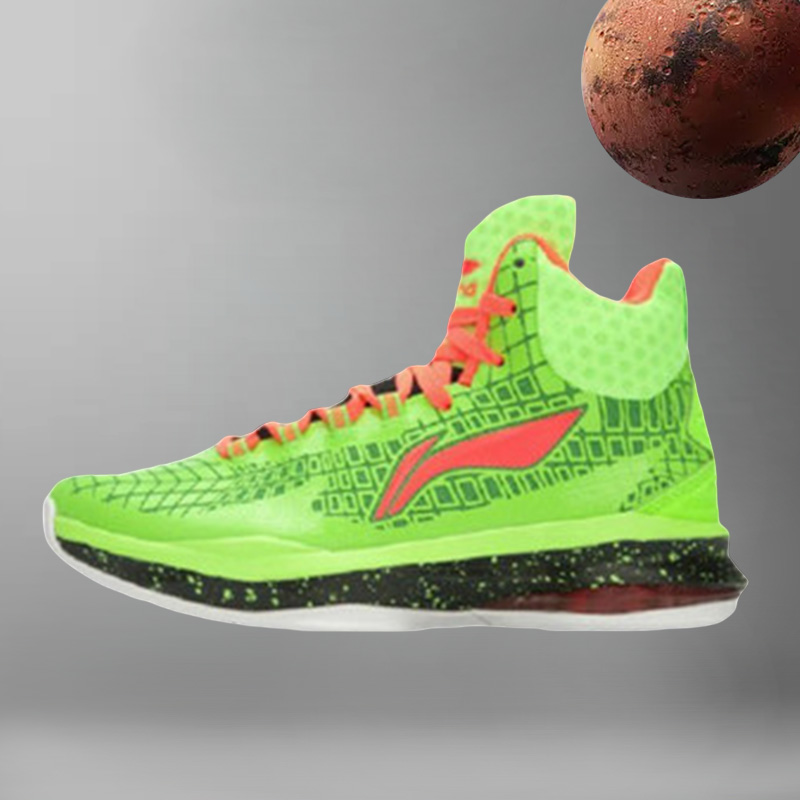 正品李宁款硅胶环弓2代减震升级高帮篮球鞋恶灵骑士ABAK027