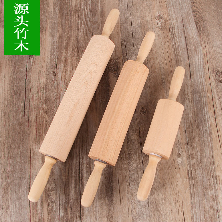 源头竹木天然无漆榉木擀面棍