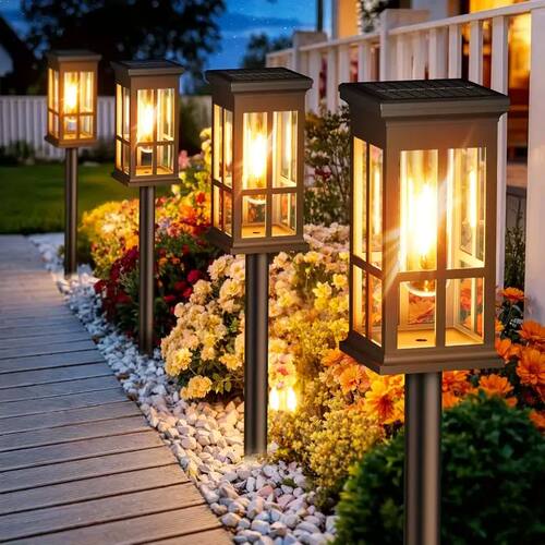 Waterproof Bright Solar Pathway Lights Energy Efficient LED