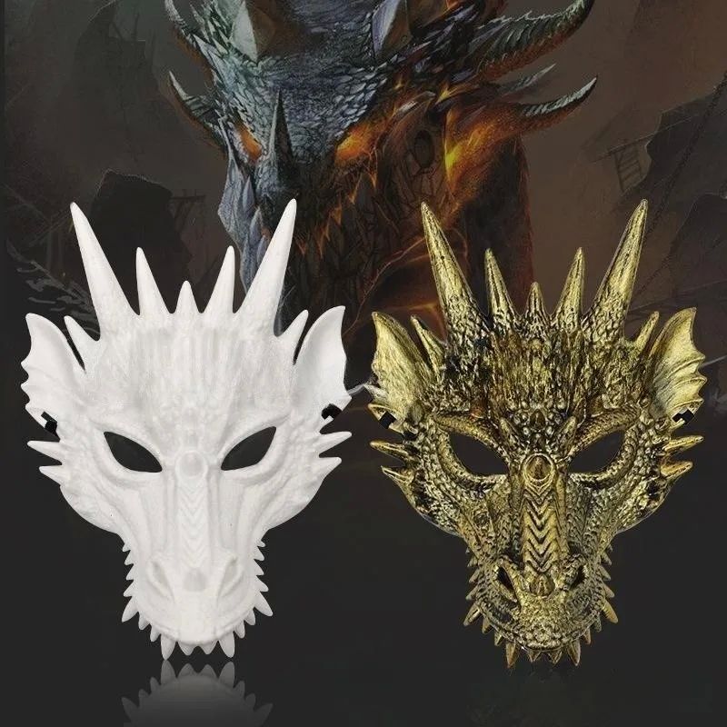 Horror Legend Organism Plastic Mask Cosplay Animal Dragon Fu