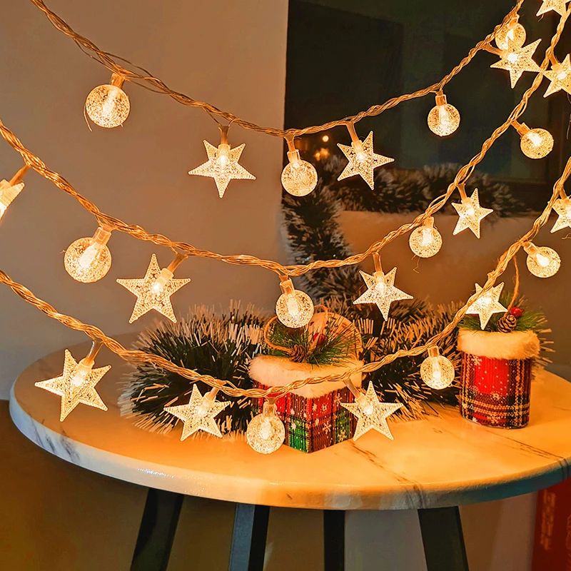 Battery powered 1.5m10LED Christmas decoration starlight lig
