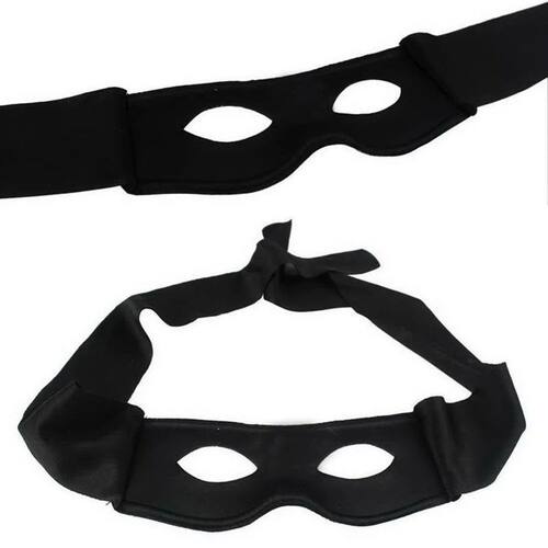 Halloween Masquerade Half Mask Bandit Ninja Lone Ranger Cost