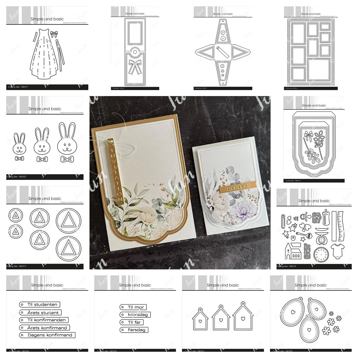 Gift Tag with Bow Easter Eggs Metal Cutting Dies Scrapbookin