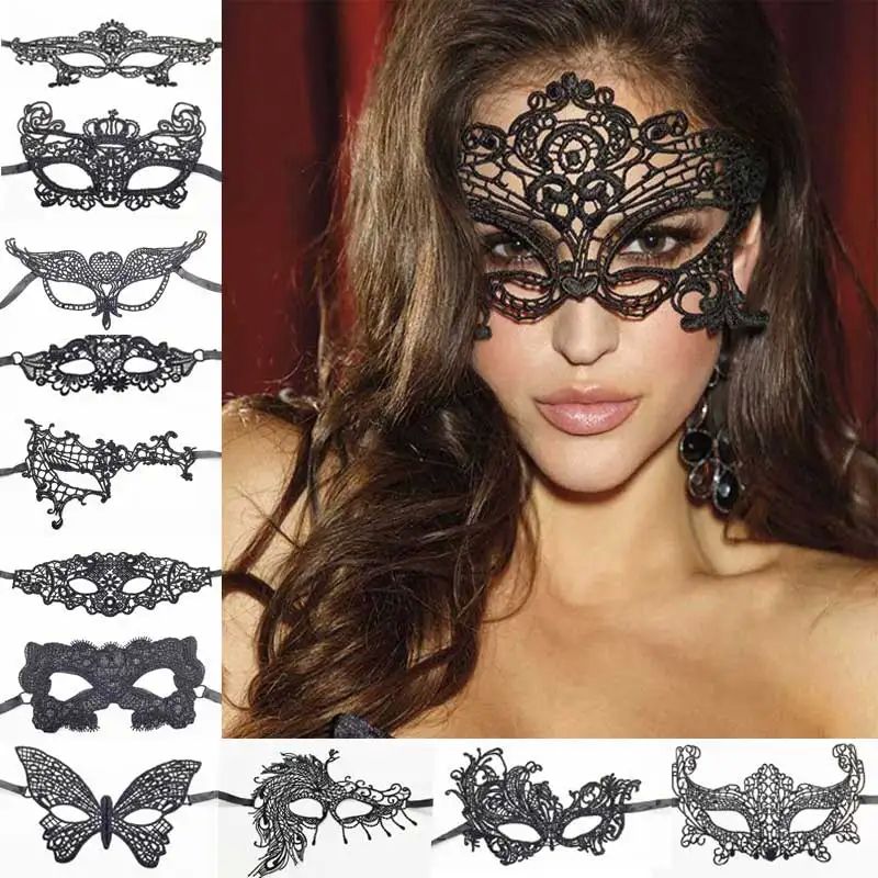 Sexy Lace Mask Women Eye Masquerade Halloween Party Masks ma