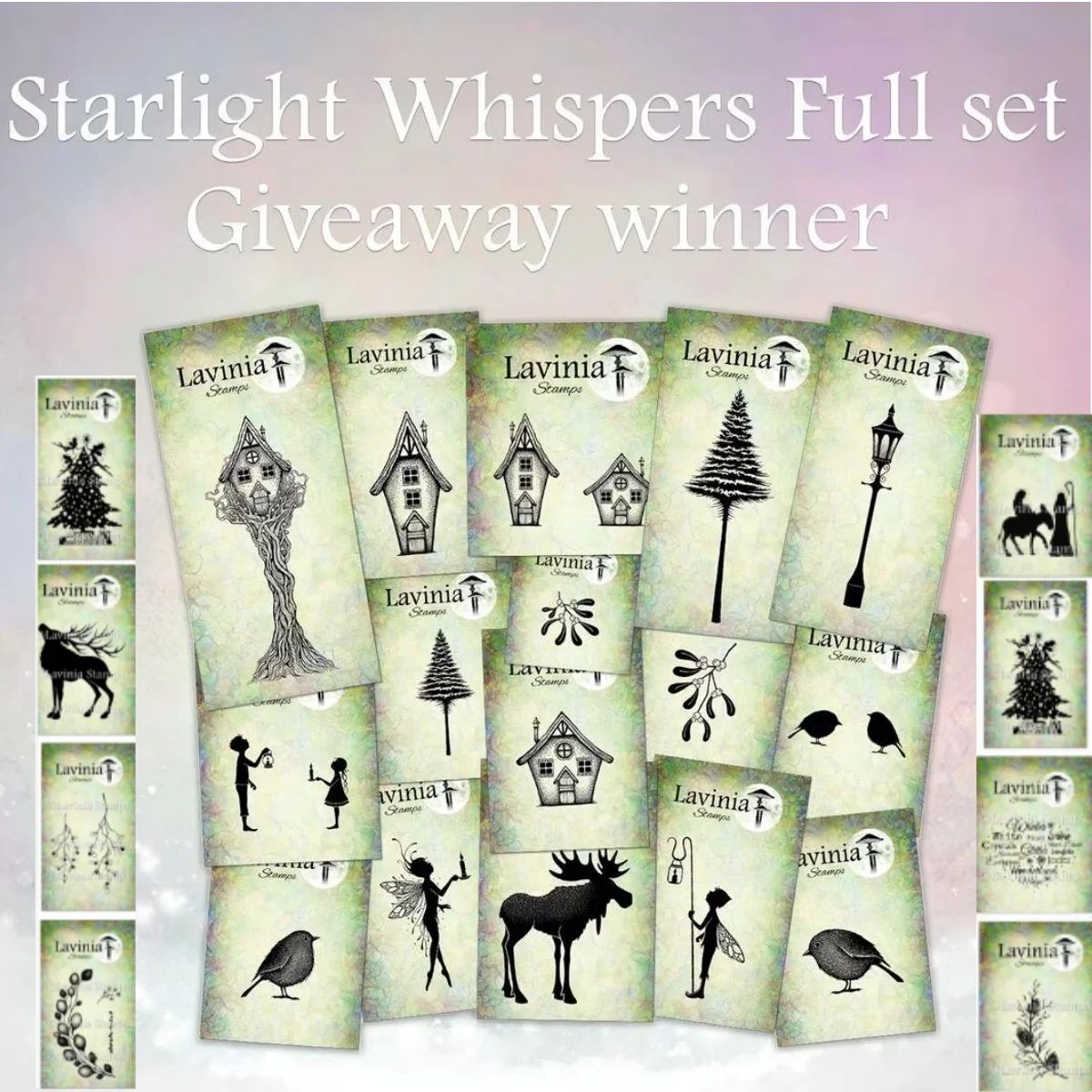 Starlight Whispers Collection Christmas Fairy Flower Deer Cl