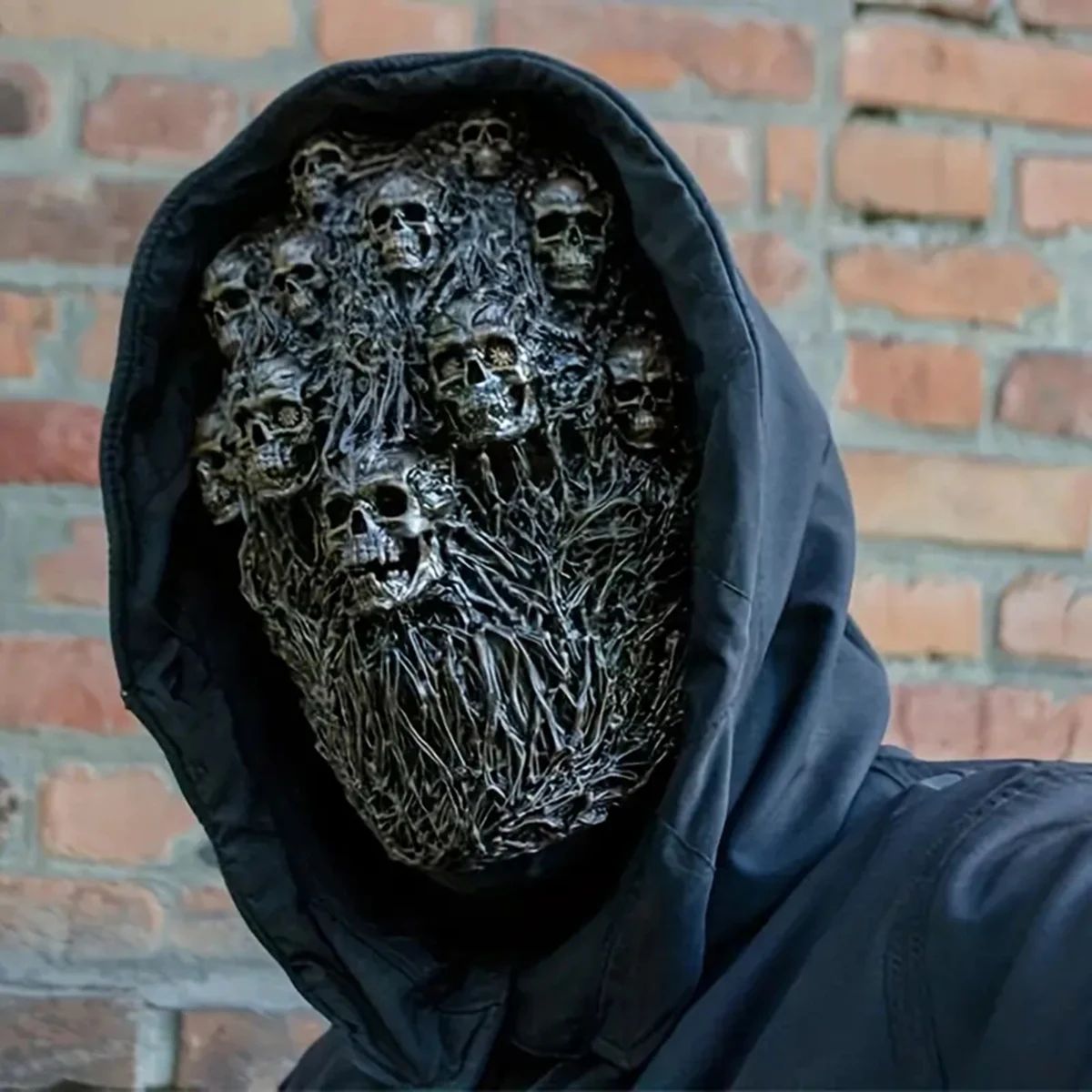 Scary Steam Skeleton Mask for Halloween Cosplay and Masquera