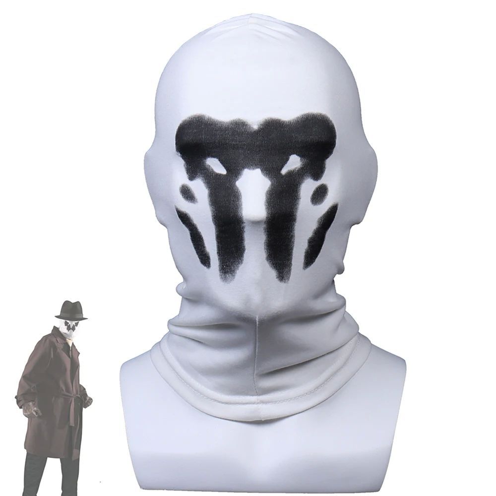 Rorschach Mask Halloween Inkblot Masks Watchmen Costume Cosp