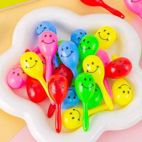 20Pcs Colorful Mini Maracas Sand Hammer Rattle Shaker Toys f