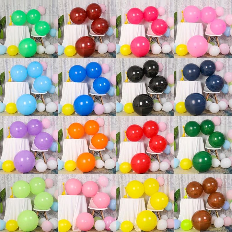 10pcs 18inch Large Balloon Birthday Wedding Christmas New Ye