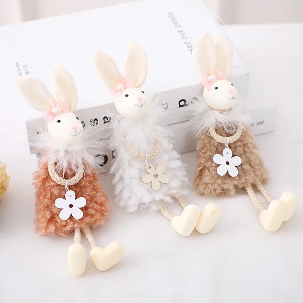 Rabbit Pendant Bunny Doll Hanging Ornaments Cloth Dolls East
