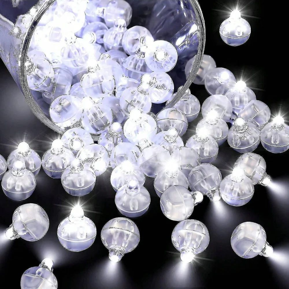 50pc Mini LED Round Balloon Lights Mini Led Wedding Light Up
